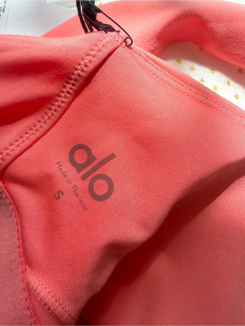 NWT Alo yoga SMALL Alosoft Showcase tennis mini dress in Candy orange